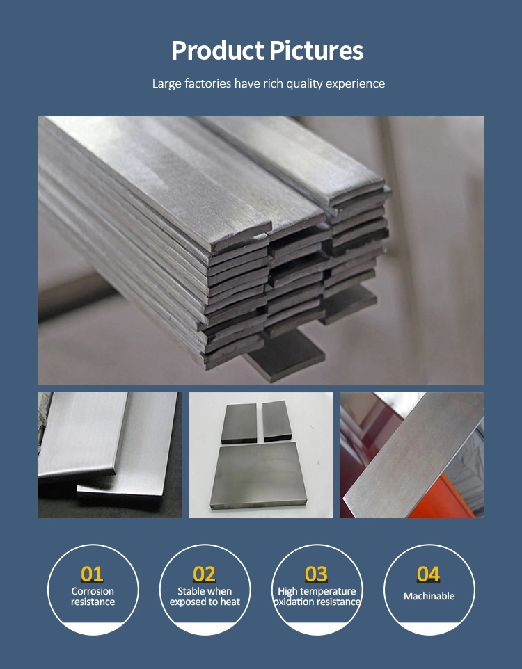 Factory Directly Sell Galvanized Steel ASTM 301 316L 304 Stainless Steel Flat for Sale