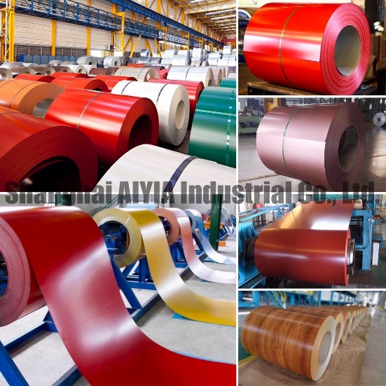 Prepainted or Color Coated Steel Coil PPGI or PPGL Color Coated Galvanized Steel